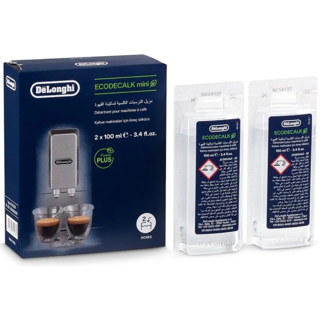 Delonghi EcoDecalk Ontkalker (2x100ml) DLSC200 Delonghi EcoDecalk Ontkalker (2x100ml) DLSC200