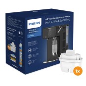 Philips All-in-één Waterstation Heet + Koud + Bruisend ADD5962BK (filtert PFAS) compatibel met BRITA Philips All-in-één Waterstation Heet + Koud + Bruisend ADD5962BK (filtert PFAS) compatibel met BRITA