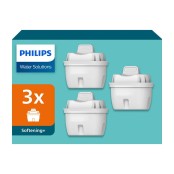 Philips Softening+ Waterfilter 3-pack (filtert PFAS) compatibel met BRITA Maxtra+ Philips Softening+ Waterfilter 3-pack (filtert PFAS) compatibel met BRITA Maxtra+
