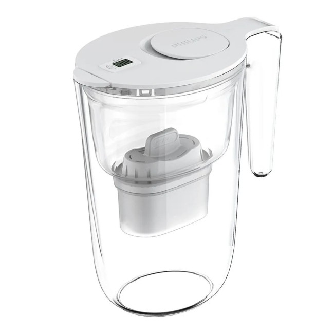 Philips Waterfilterkan 3.4L + 3 Micro X-Clean Waterfilter (filtert PFAS) AWP2953WHT3 Philips Waterfilterkan 3.4L + 3 Micro X-Clean Waterfilter (filtert PFAS) AWP2953WHT3