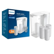 Philips Micro X-Clean Instant Waterfilterkan + Waterfilters (3St.) AWP2980WH3 Philips Micro X-Clean Instant Waterfilterkan + Waterfilters (3St.) AWP2980WH3