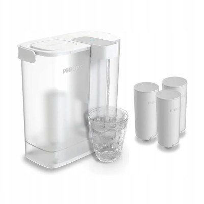 Philips Micro X-Clean Instant Waterfilterkan + Waterfilters (3St.) AWP2980WH3 Philips Micro X-Clean Instant Waterfilterkan + Waterfilters (3St.) AWP2980WH3