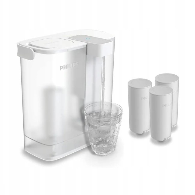 Philips Micro X-Clean Instant Waterfilterkan + Softening+ Waterfilters (3St.) AWP2980WHS3 Philips Micro X-Clean Instant Waterfilterkan + Softening+ Waterfilters (3St.) AWP2980WHS3