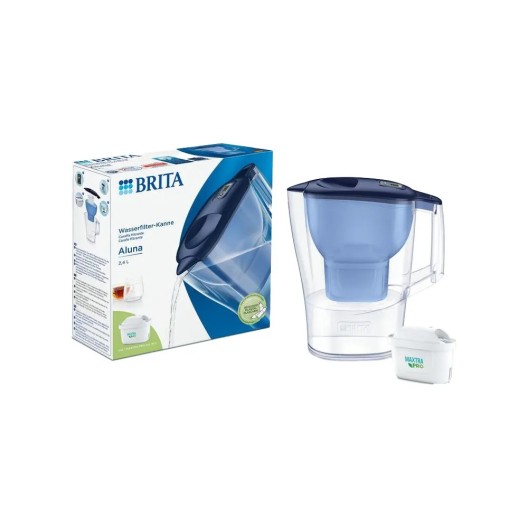 BRITA Aluna Waterfilterkan 2.4L + MAXTRA PRO Waterfilter 1051117 (filtert PFAS)