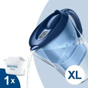 BRITA Marella XL Waterfilterkan 3.5L Blauw + MAXTRA PRO Waterfilter 1051122 BRITA Marella XL Waterfilterkan 3.5L Blauw + MAXTRA PRO Waterfilter 1051122