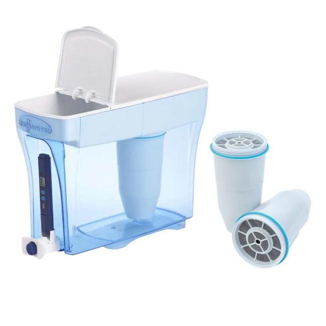 ZeroWater Waterfilterstation 5,4L incl. 3 Waterfilters 703B (filtert PFAS) ZeroWater Waterfilterstation 5,4L incl. 3 Waterfilters 703B (filtert PFAS)